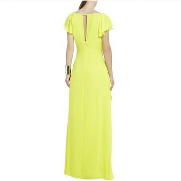 BCBGMaxAzria Yellow Julianne Maxi Dress - Picture 2 of 4